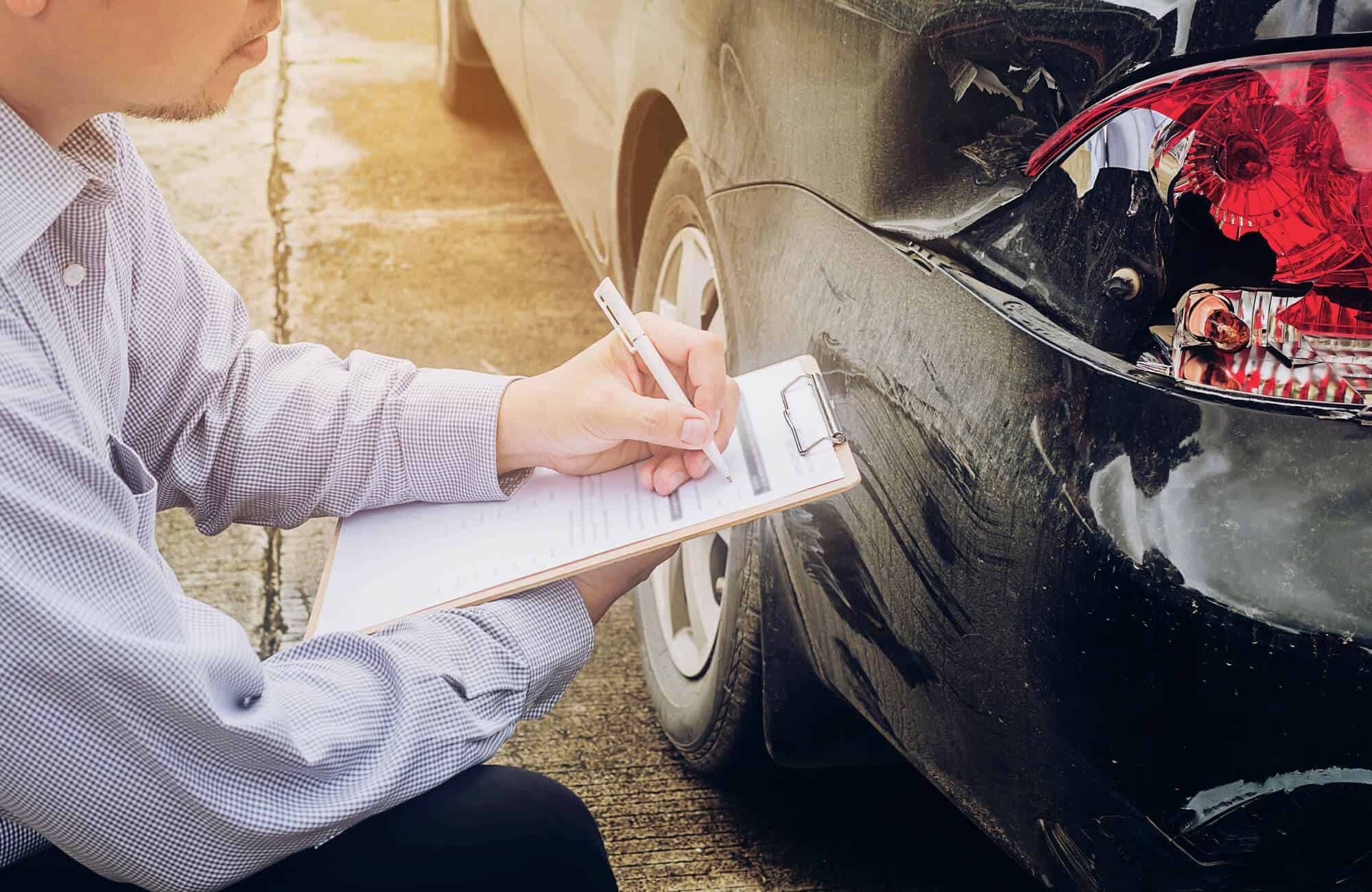 caso de accidente