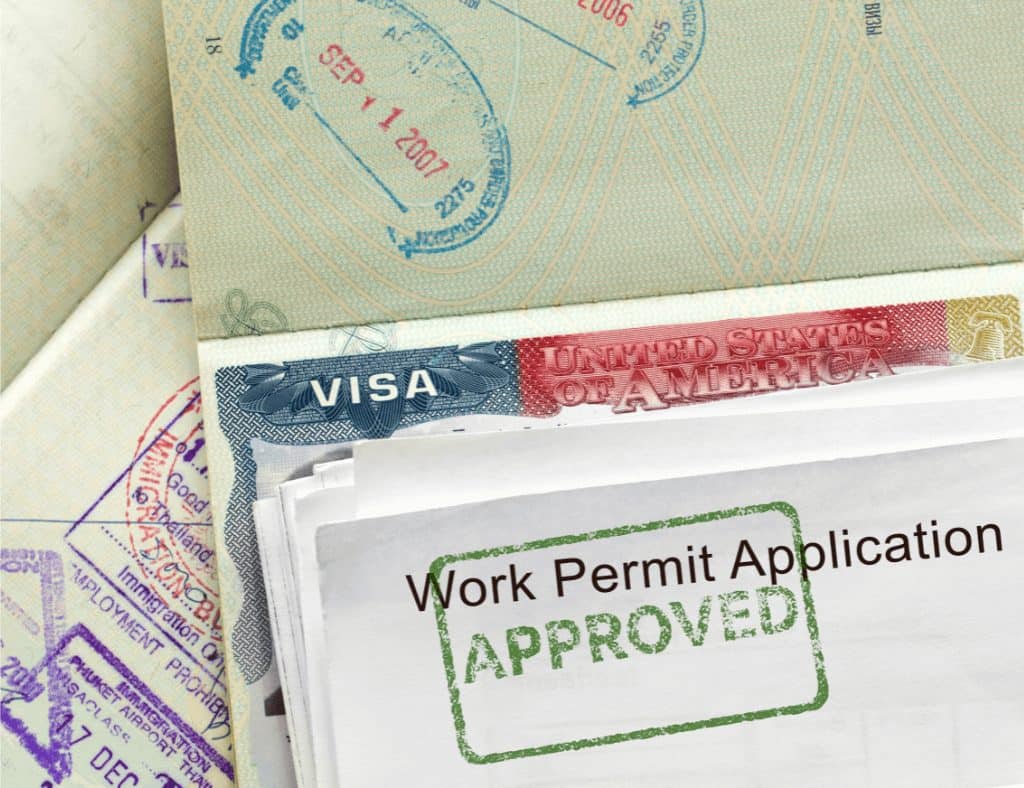 Extensión del permiso de trabajo en USA